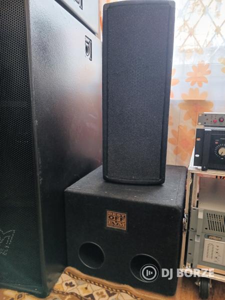 EVM hangfalak. Mélyláda+toplada párban.. Csak, a 4 hangfal!