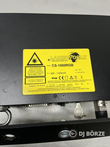 Laserworld CS1000RGB lézer + kábel