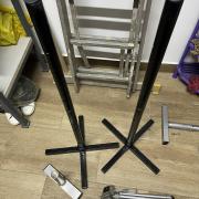 2db állítható hangfalcső, 2 db variállható állvány, kameraállvány + táska egyben