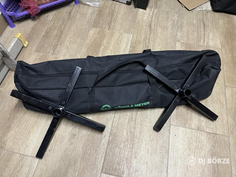 2db állítható hangfalcső, 2 db variállható állvány, kameraállvány + táska egyben