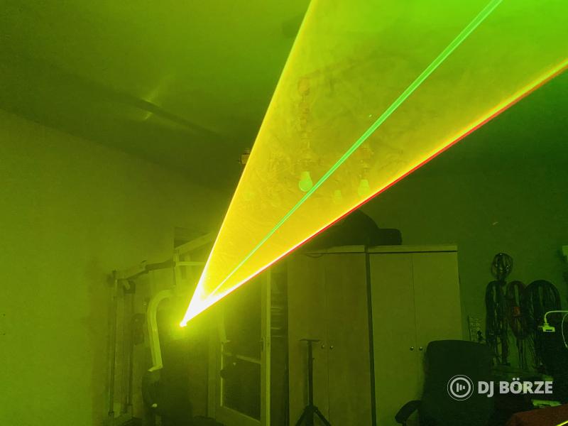 RGB Lézer 3W ILDA DMX Bluetooth