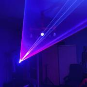 RGB Lézer 3W ILDA DMX Bluetooth