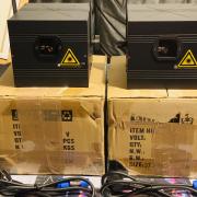 RGB Lézer 3W ILDA DMX Bluetooth