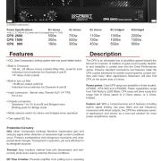 Crest CPX1500 végfok