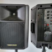 Voice Kraft aktív hangfalpár plusz 2db Proel hangfal állvány