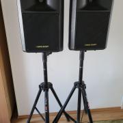 Voice Kraft aktív hangfalpár plusz 2db Proel hangfal állvány