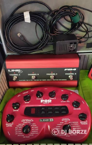 Line6 POD 2.0 GTR Sim. + FB4 PedalBoard + Zoom B2 Bass Sim.