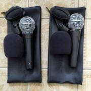Shure SM58 / Audio-Technica MB-2K és MB-3K mikrofonok