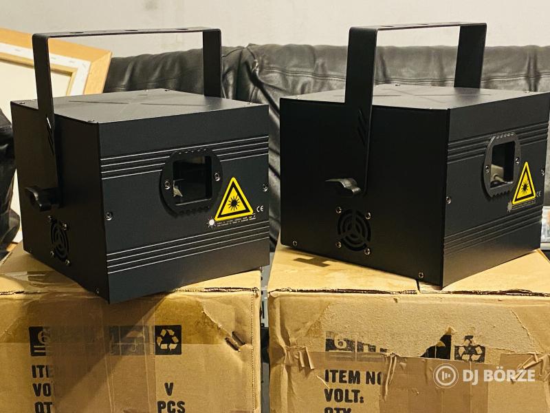 RGB Lézer 3W ILDA DMX Bluetooth