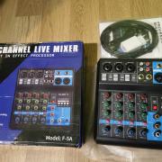 Zenekari keverő 5 csatornás