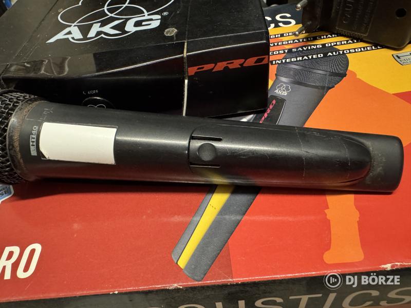 AKG vezeték nélküli mikrofon SR40 S vevő + HT 40 PRO kéziadó