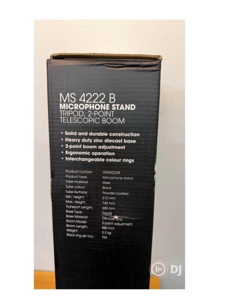 Gravity MS 4222B mikrofon állvány