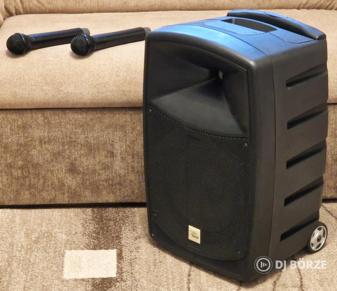 The Box / LD Systems akksis hangfal, bluetooth hangfal, mikrofonokkal