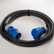 10m - 16A 1 fázisú ipari hosszabbító gumikábel