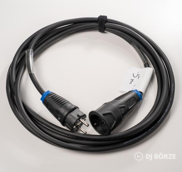 5m 3x1,5 H07RN-F - új gumi hosszabbítókábel