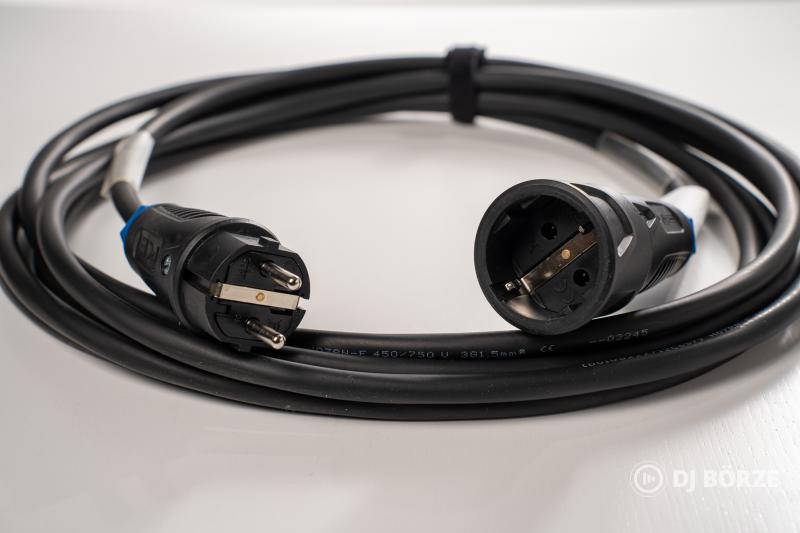 5m 3x1,5 H07RN-F - új gumi hosszabbítókábel