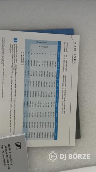 🎤 Eladó: 2 db Sennheiser XSW 1-825 A vezeték nélküli mikrofon szett 🎤