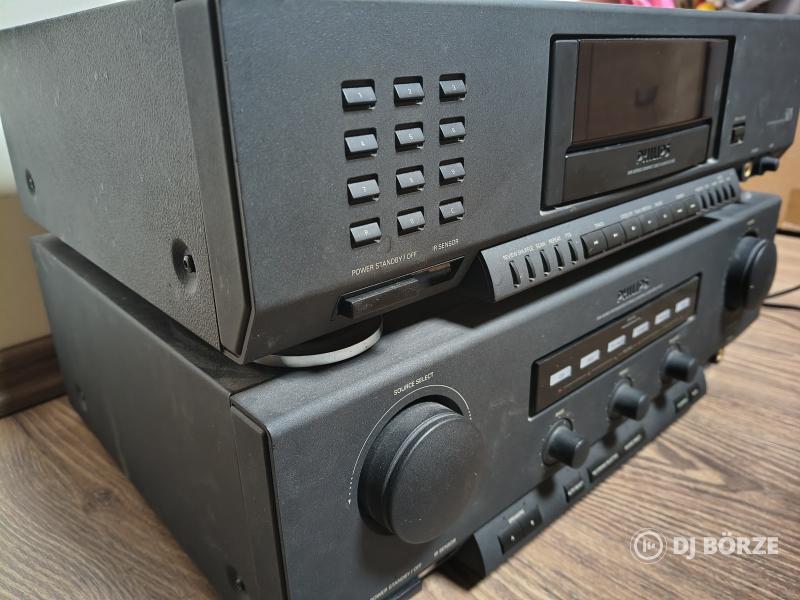 Philips CD930 cd lejátszó és Philips 70FA951 erősítő