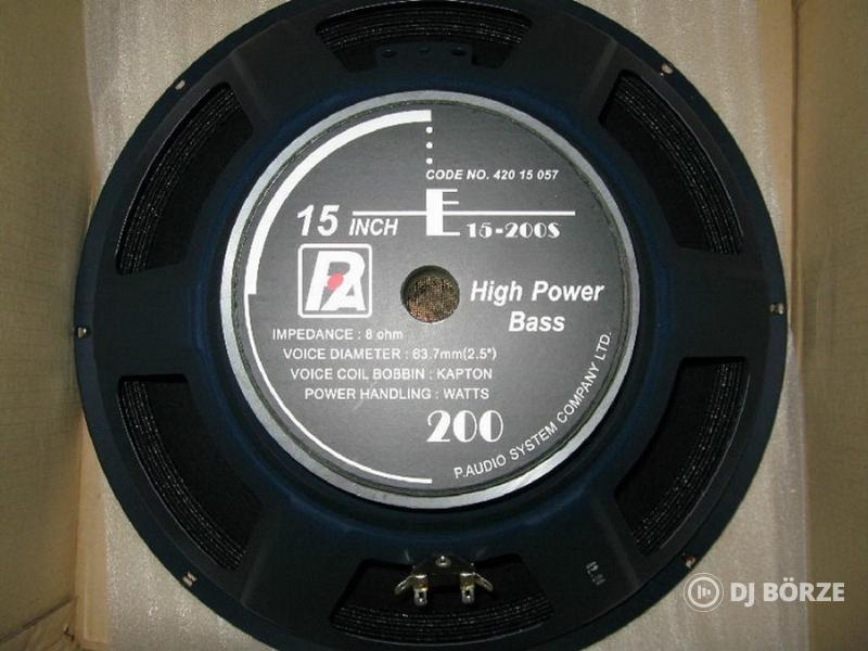 Sok-sok 8", 10", 12", 15",18", 21" hangszórók, ringek, 1"-2" driverek, 1"- 2" tölcsérek