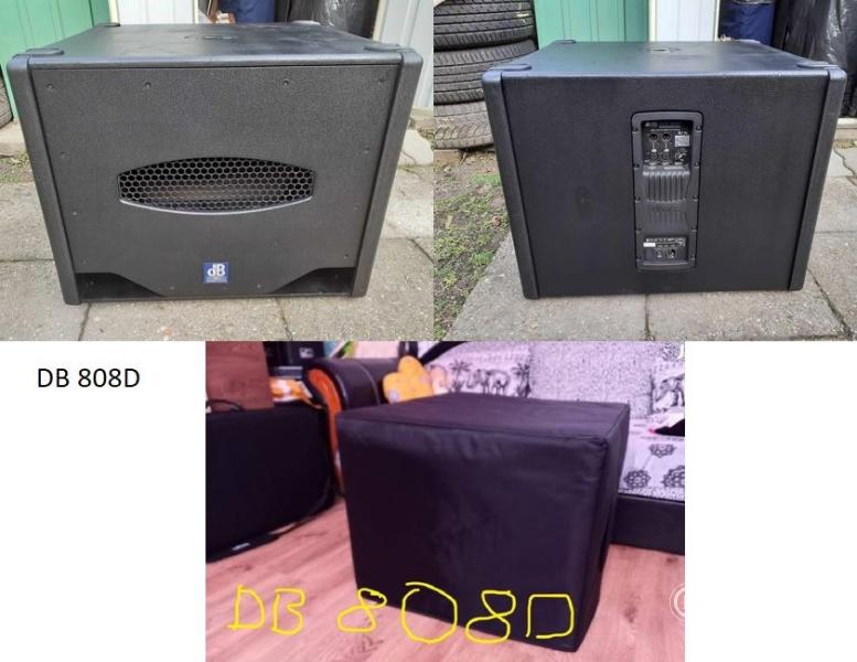 DB Technologies 808D, 915DX, 512DX, CROMO, 405, Mackie SRM 650, ALTO TS 315, Skytec