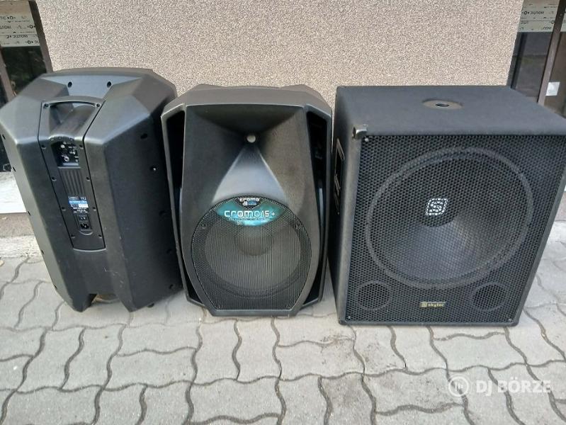 DB Technologies 808D, 915DX, 512DX, CROMO, 405, Mackie SRM 650, ALTO TS 315, Skytec