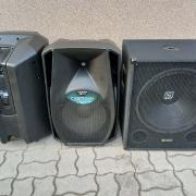 DB Technologies 808D, 915DX, 512DX, CROMO, 405, Mackie SRM 650, ALTO TS 315, Skytec