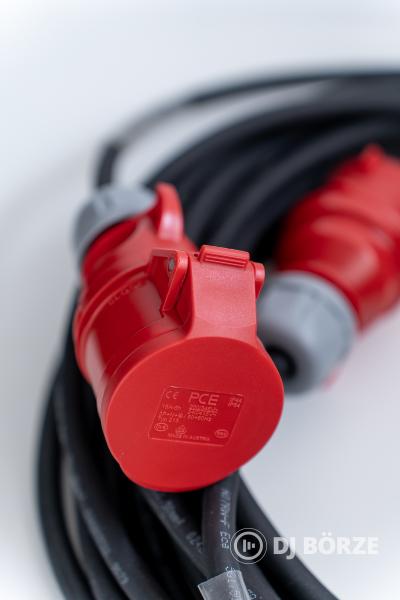 15m - 16A 3 fázisú ipari hosszabbító gumikábel