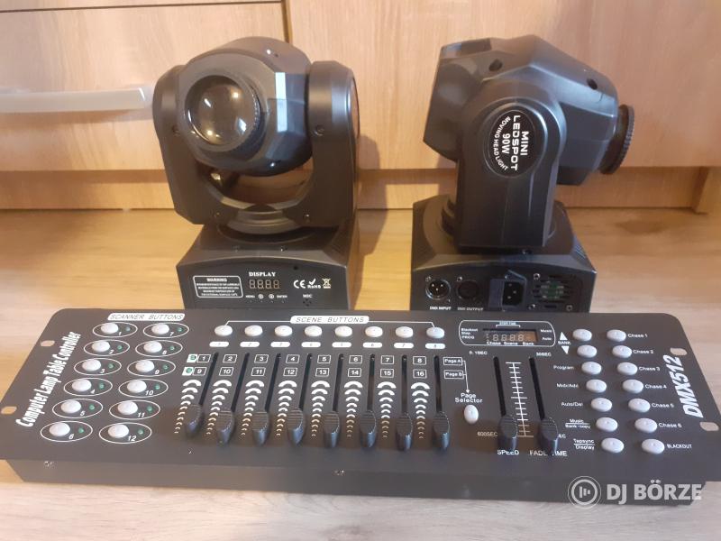 Új fajta! Új gobók. 10db van 90w led spot (beszámítás, hétvégén is) saját videó!!!