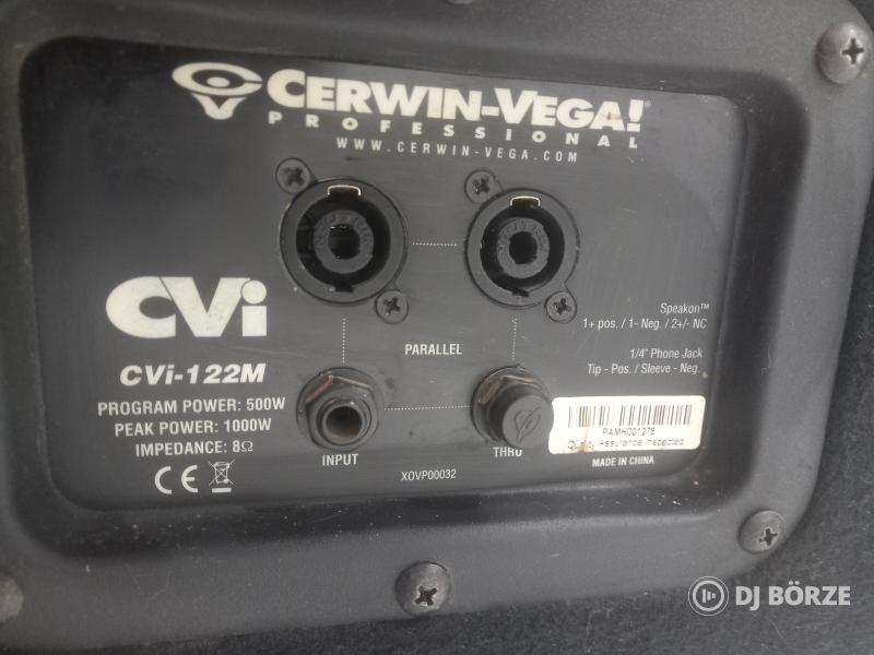 1 db Cerwin Vega monitor hangfal