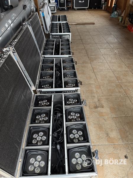 Akkumulátoros RGBWA-UV Lámpa