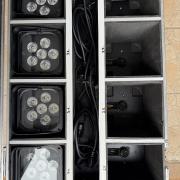 Akkumulátoros RGBWA-UV Lámpa