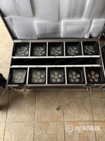 Akkumulátoros RGBWA-UV Lámpa