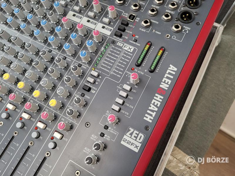 Allen&Heath ZED22 FX / Analóg zenekari keverőpult effektekkel