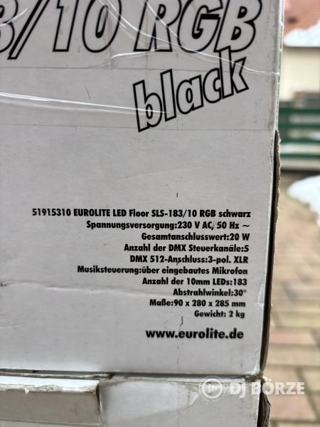 Eladó 4 db Eurolite LED FLOOR SLS-183/10 RGB LED Lámpa