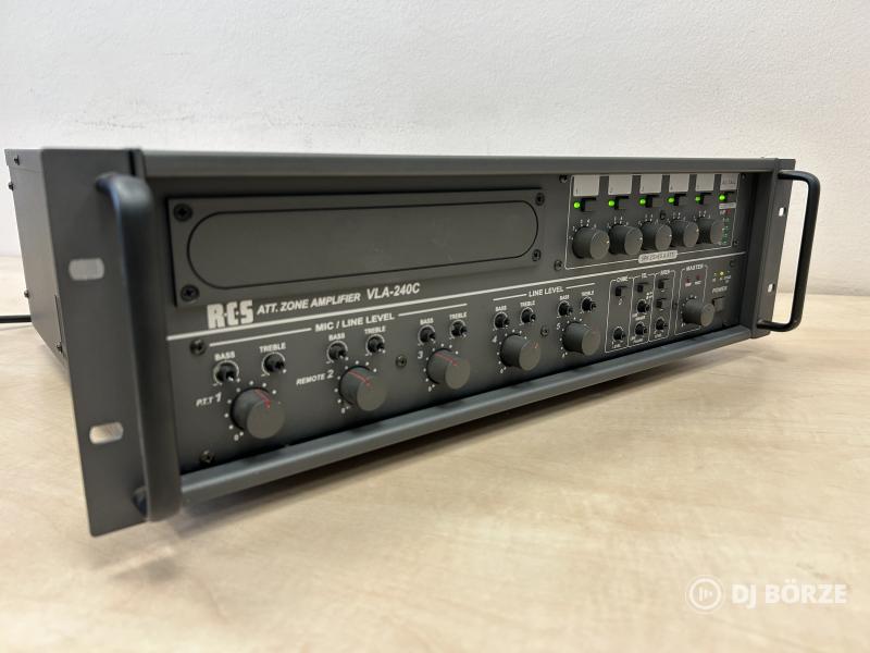 RCS VLA-240C épülethangosító erősítő 5 zóna, 240W