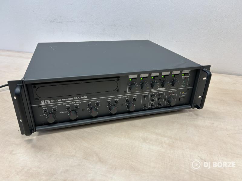 RCS VLA-240C épülethangosító erősítő 5 zóna, 240W