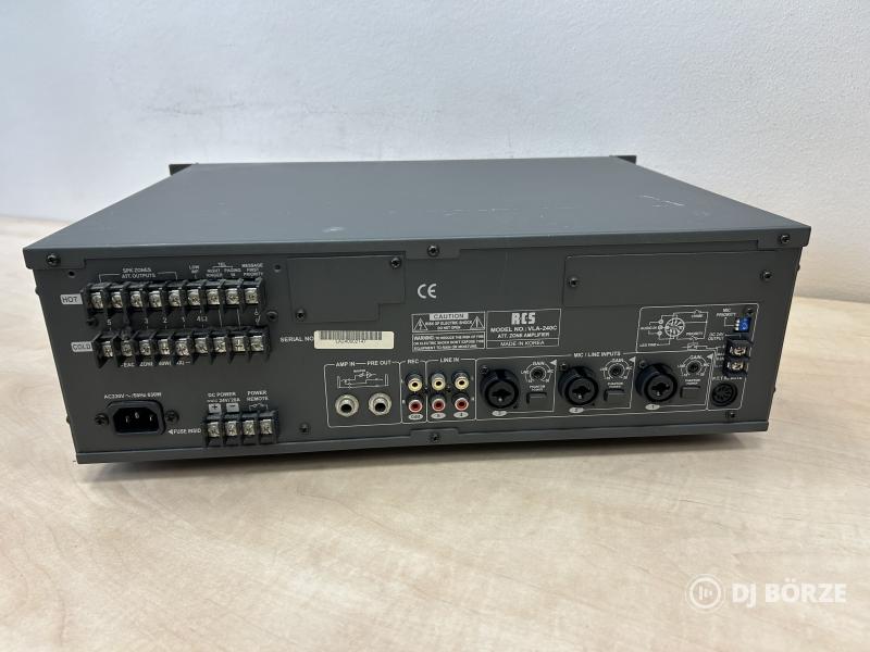 RCS VLA-240C épülethangosító erősítő 5 zóna, 240W