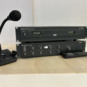 Bosch Plena ipari hangosítás szett mikrofon, DVD, erősítő