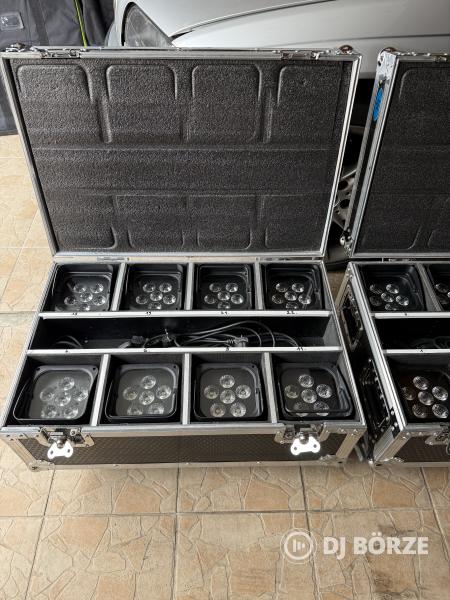 Akkumulátoros RGBWA-UV Lámpa