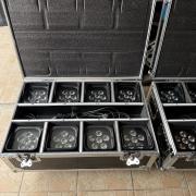 Akkumulátoros RGBWA-UV Lámpa