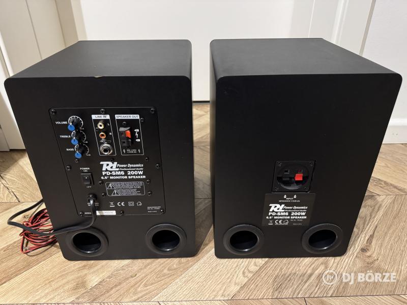 Power Dynamics PD-SM6 200W aktív studió monitor hangfal