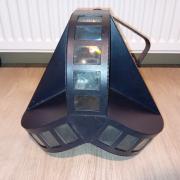 Led Derby, három soros dmx es (kék és zöld szín mozog a zenére)