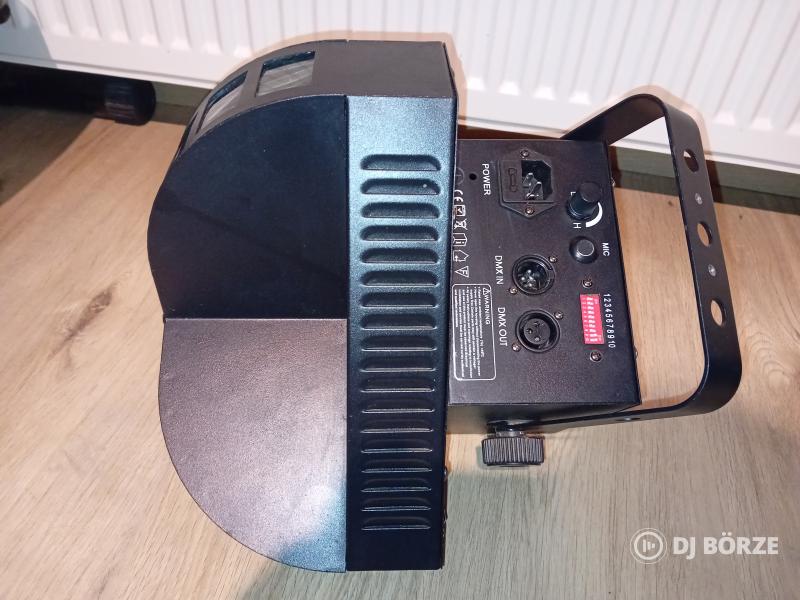 Led Derby, három soros dmx es (kék és zöld szín mozog a zenére)