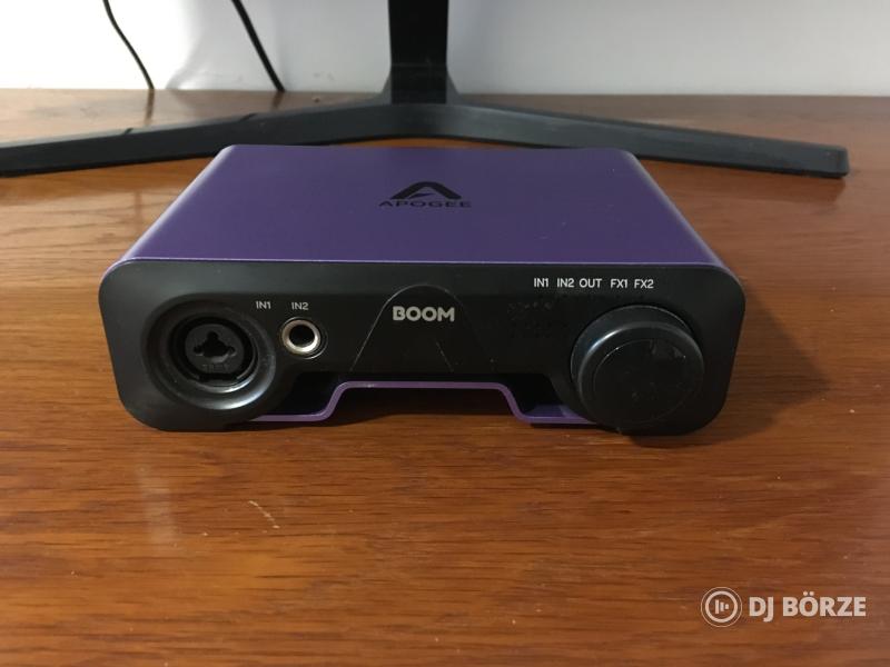 iloud MTM Mk I stúdió monitor és Apogee Boom külső hangkártya