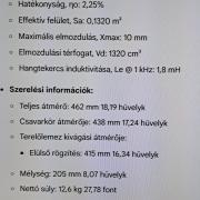 Beyma 18G550 Hangszóró Pár