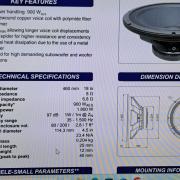 Beyma 18G550 Hangszóró Pár