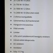 Dynacord SL2400 Végfok