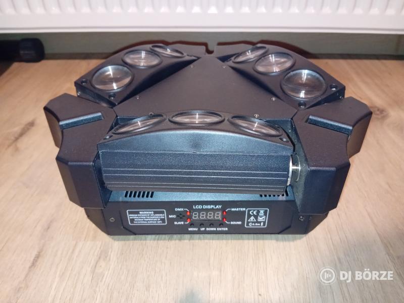 utólsó 1db! RGB Led Spider 9x10w (beszámítás is) Orosháza- Bp.