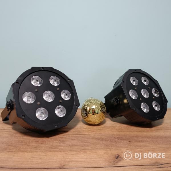 RGBW 7 x 10 Watt PAR Lámpa (2db.)