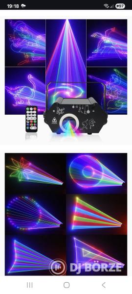 RGB lézer. (25k galvo)